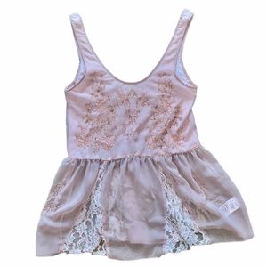 Blush Pink Beaded Blouse Top